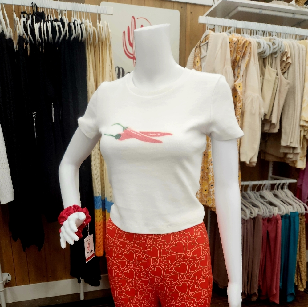 nlt Hot Chile Baby Tee (new with tags) Made In USA